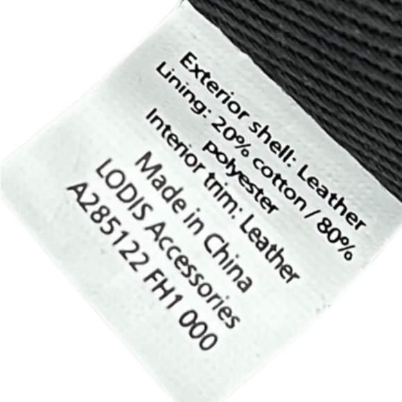 LODIS Los Angeles Leather Iridescent Butterfly Wallet Purse - Picture 5 of 7